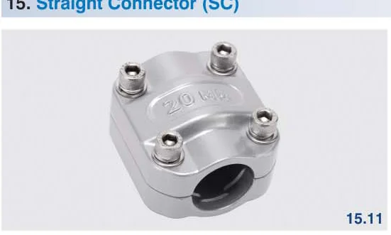 SecureAir straight connector
