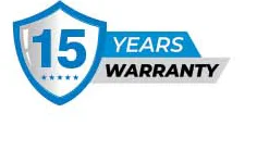 15 year warranty badge